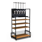 Rosseto Modulite™ Kit A Cart with Containers, Shelf, and Cart Tray MC-EZS5